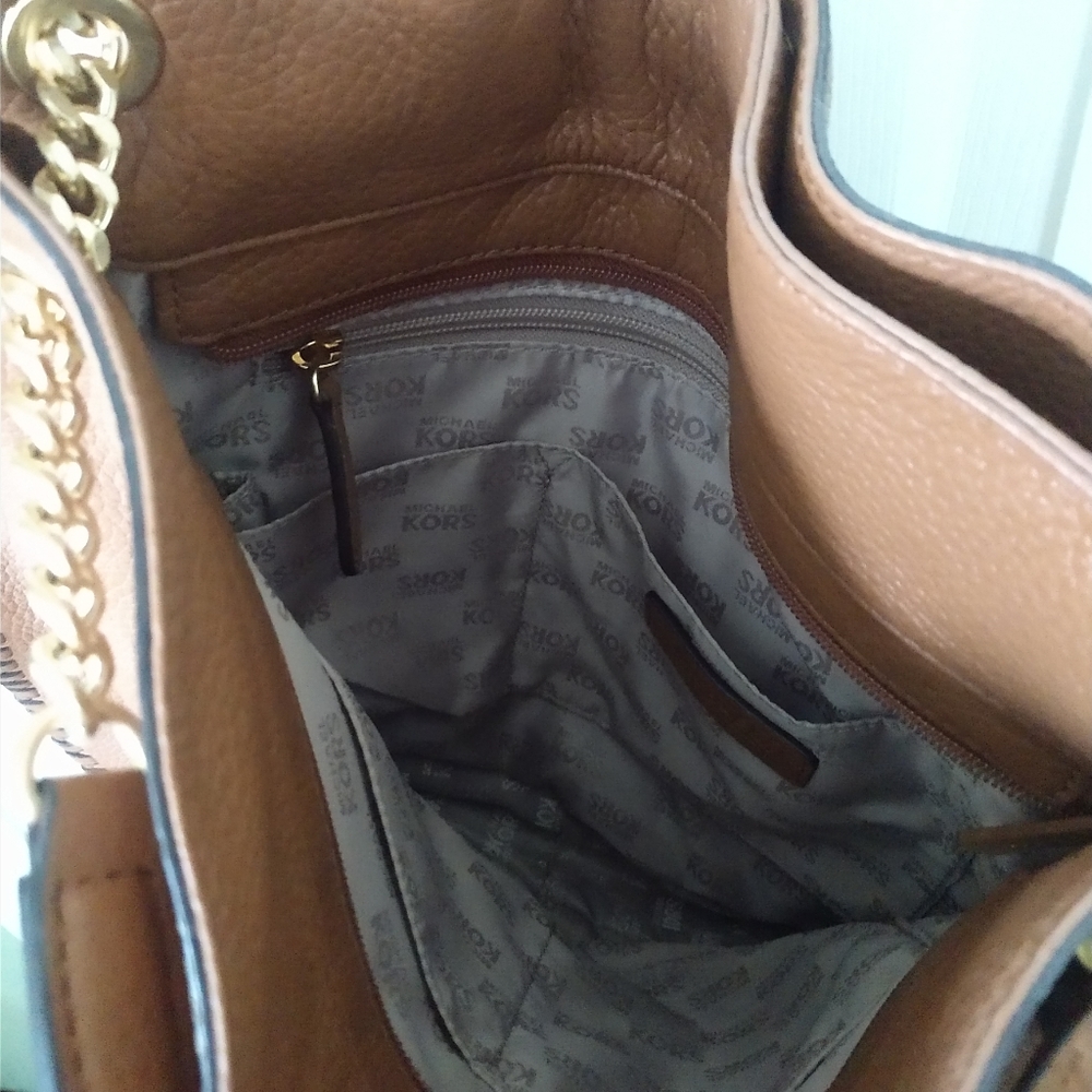 Michael Kors Brown Leather Bag - Picture 2 of 3